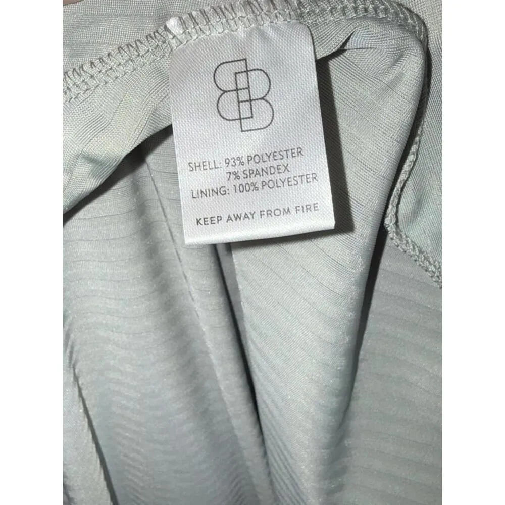 Baltic Born Jada Ribbed Velvet Wrap Dress | Dusty Sage small - Image 8