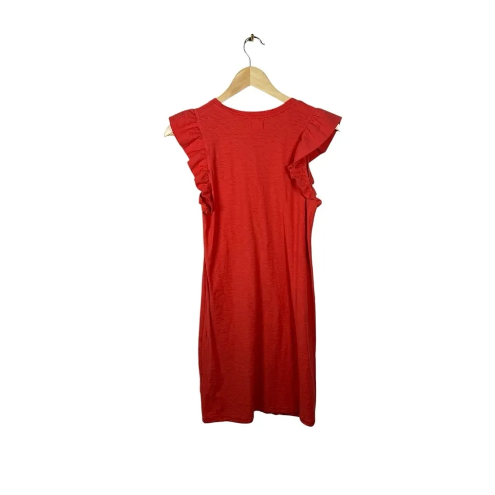 Nation LTD Women’s Elliot Fused Ruffle Gauzy Mini Dress in Candy Red Size S - Image 10