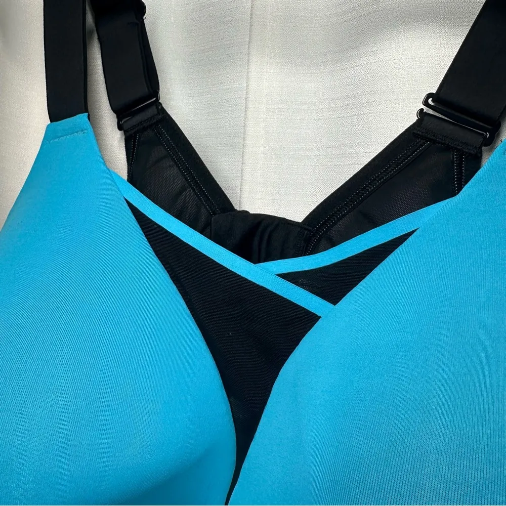 Livi Active Sport Bra 44DDD Bright Blue Convertible Strap Molded No Wire Workout Size undefined - Image 3