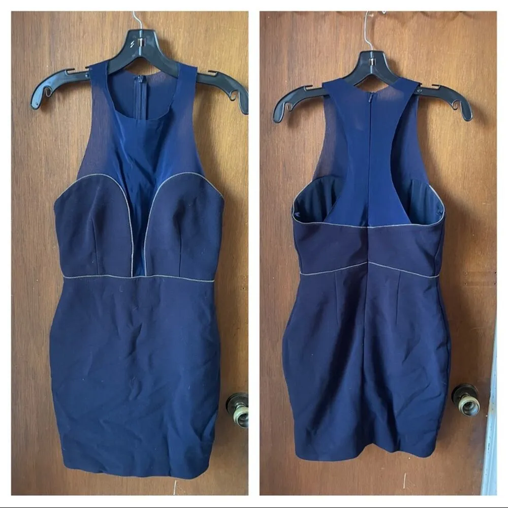 Bec + Bridge blue mini mesh dress - Image 3