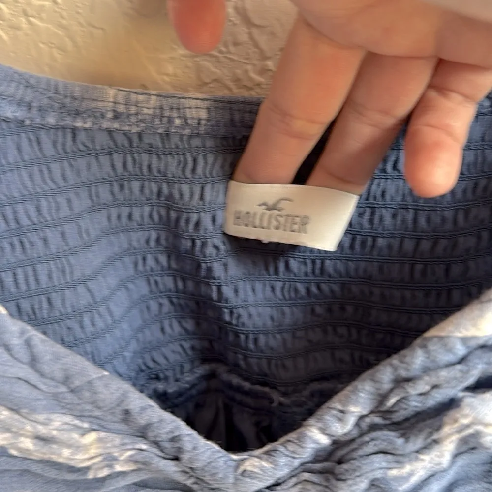 Hollister Cropped Peplum Blouse - Image 2