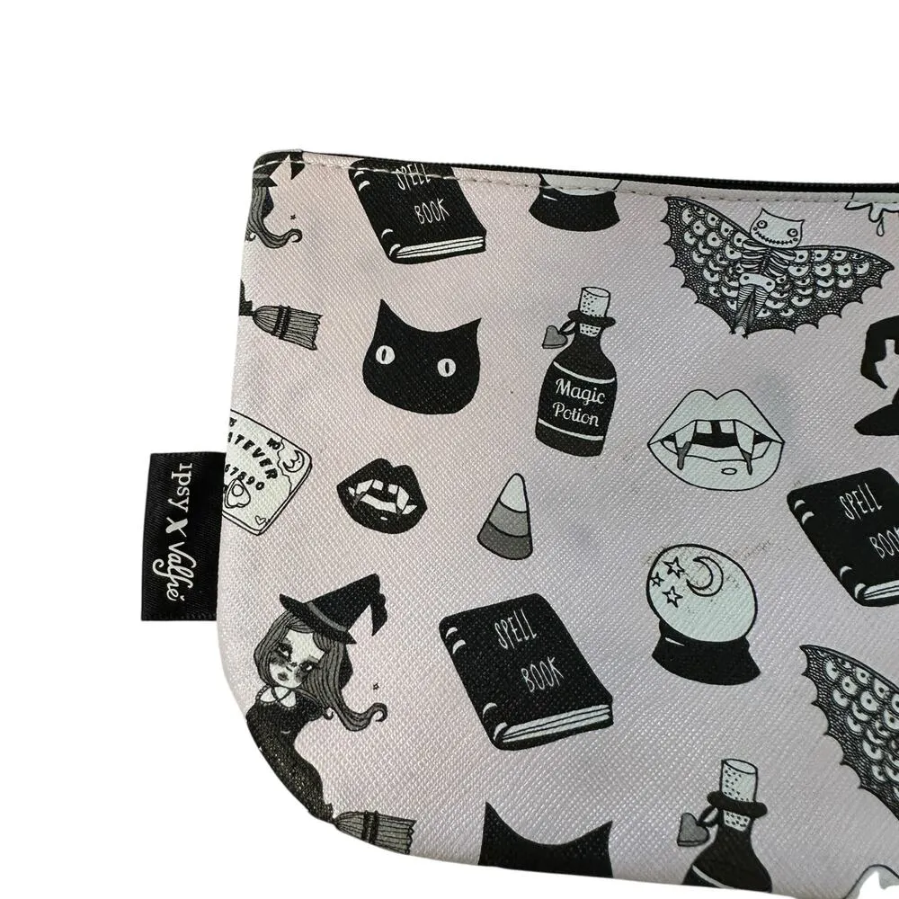 Ipsy X Valfie Halloween Spooky Pink Cute Makeup Bag Ghost Witch Spells Magic - Image 2