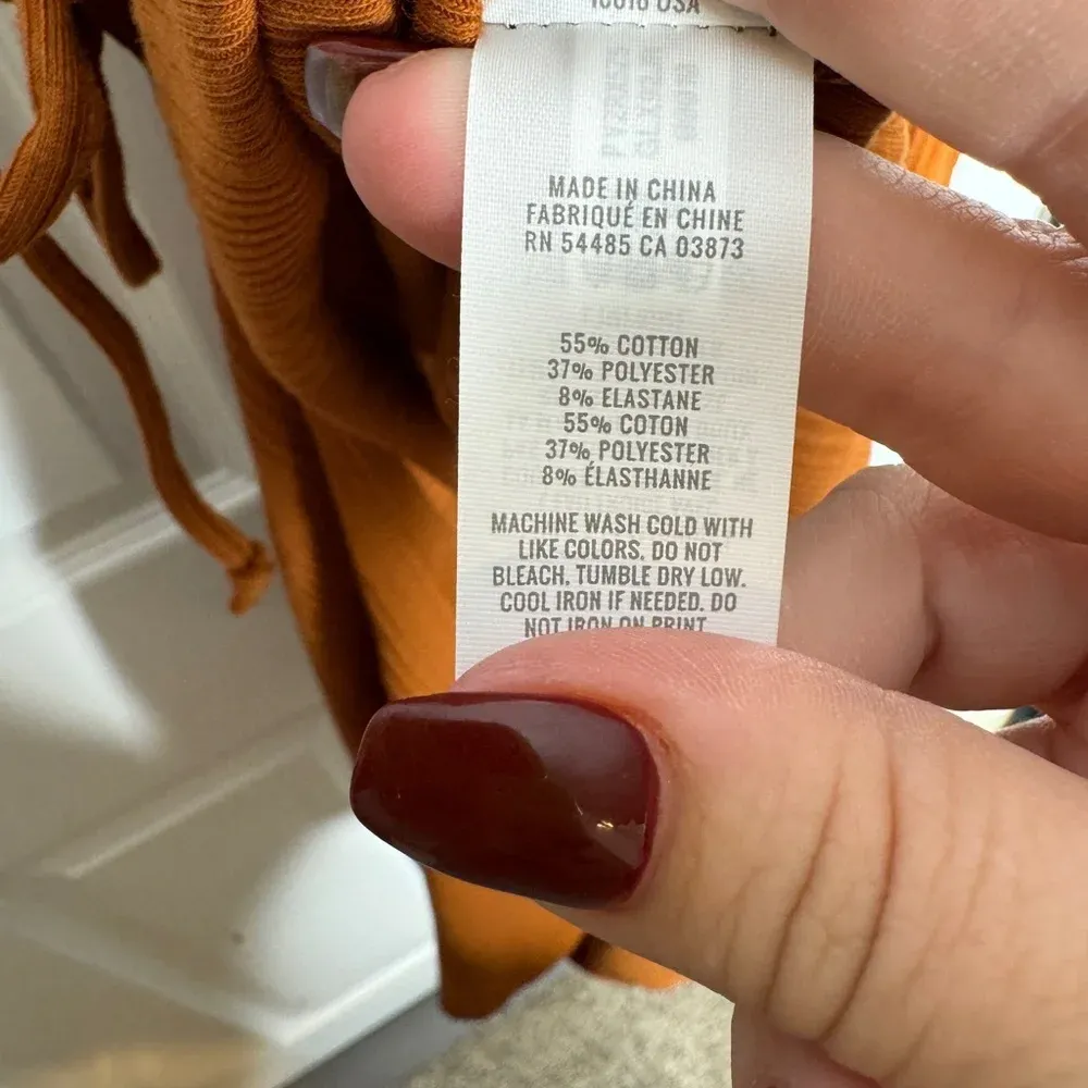 AERIE NWT Copper Brown Ribbed Midi Tank Dress Size‎ XL - Image 11