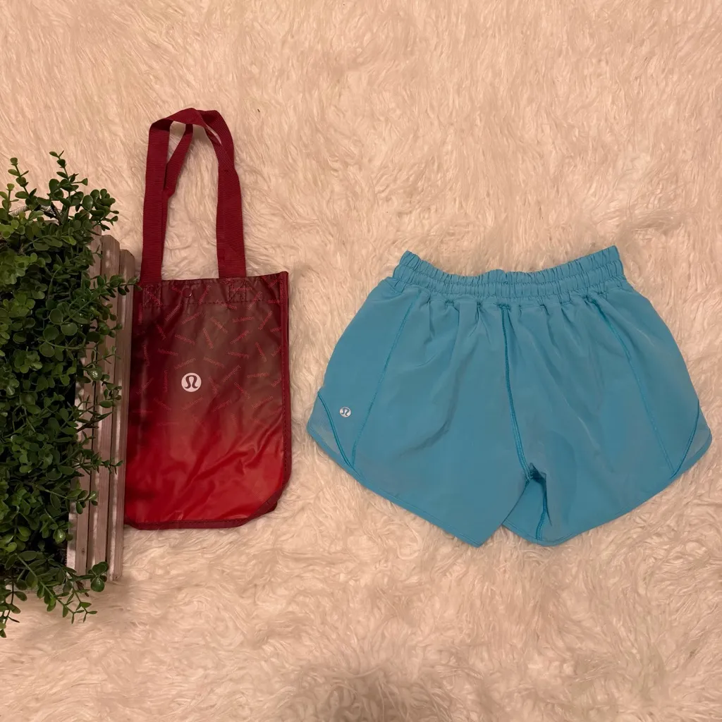 Lululemon Blue Hotty Hot Shorts 4 - Image 2