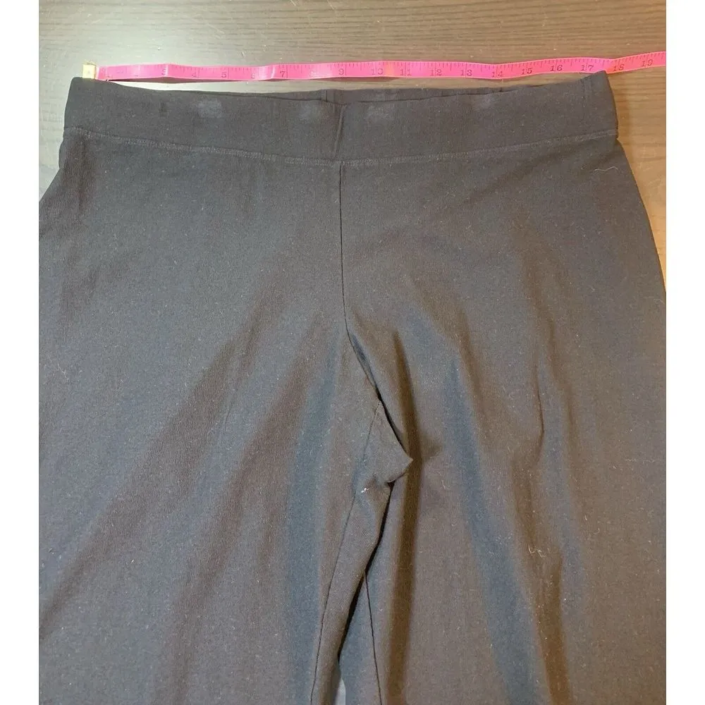 Eileen Fisher  Pants Womens Large Black Minimal‎ Capsule Office Church Work Basic - Image 9