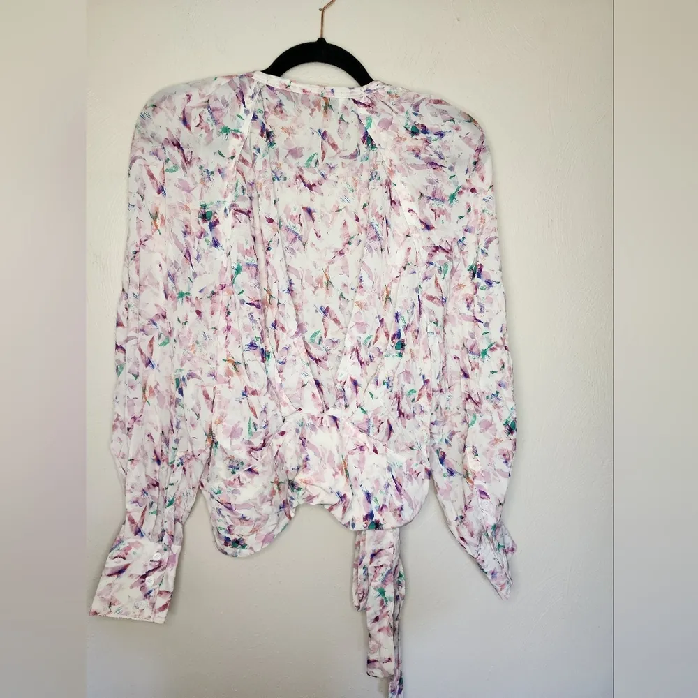 Iro Azza Abstract Print Blouse - Image 4
