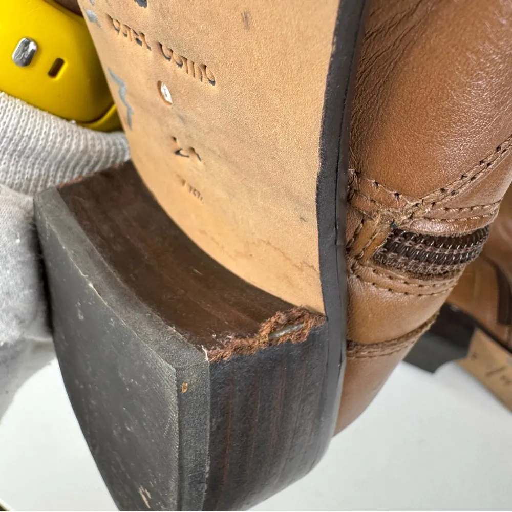 Corso Como  Brown Leather Knee High Boots Size 7.5 - Image 6