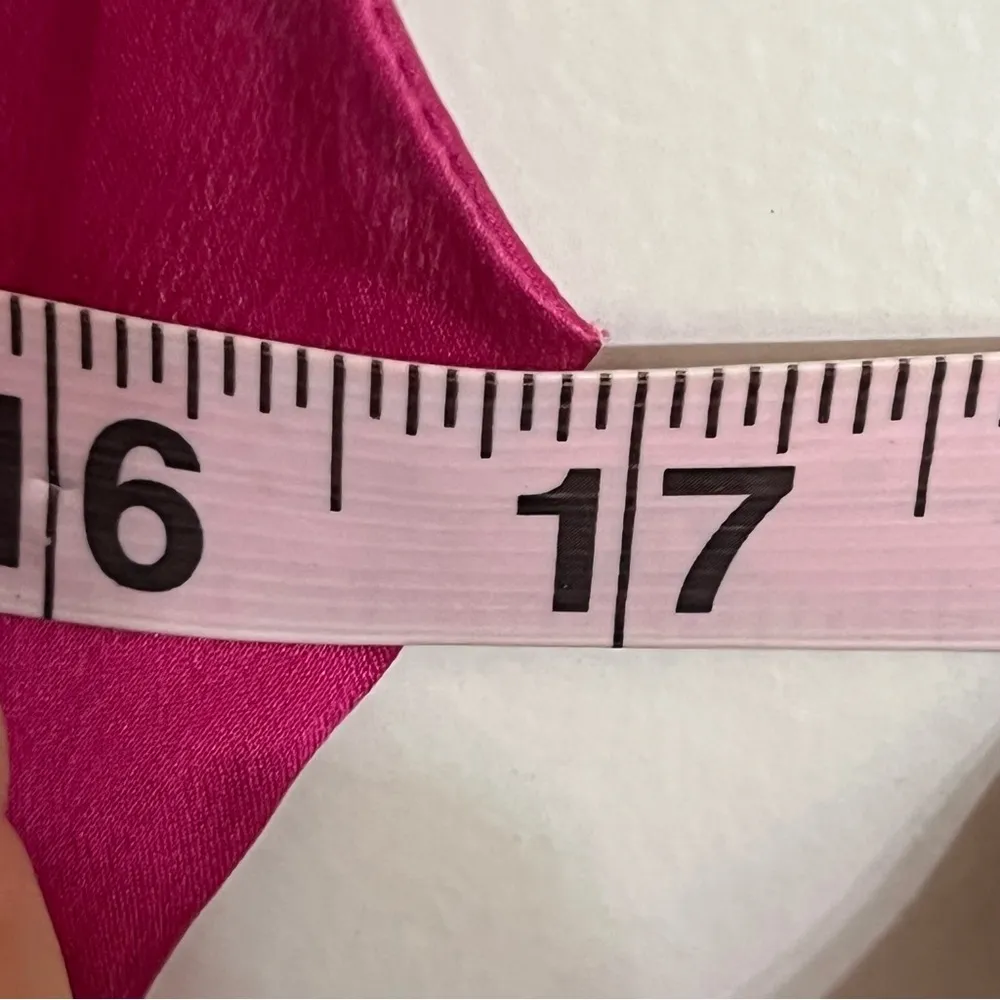 Vintage Mary Jo Bruno Pink 100%‎ Silk Knee Length Drape Dress Size 4 - Image 7