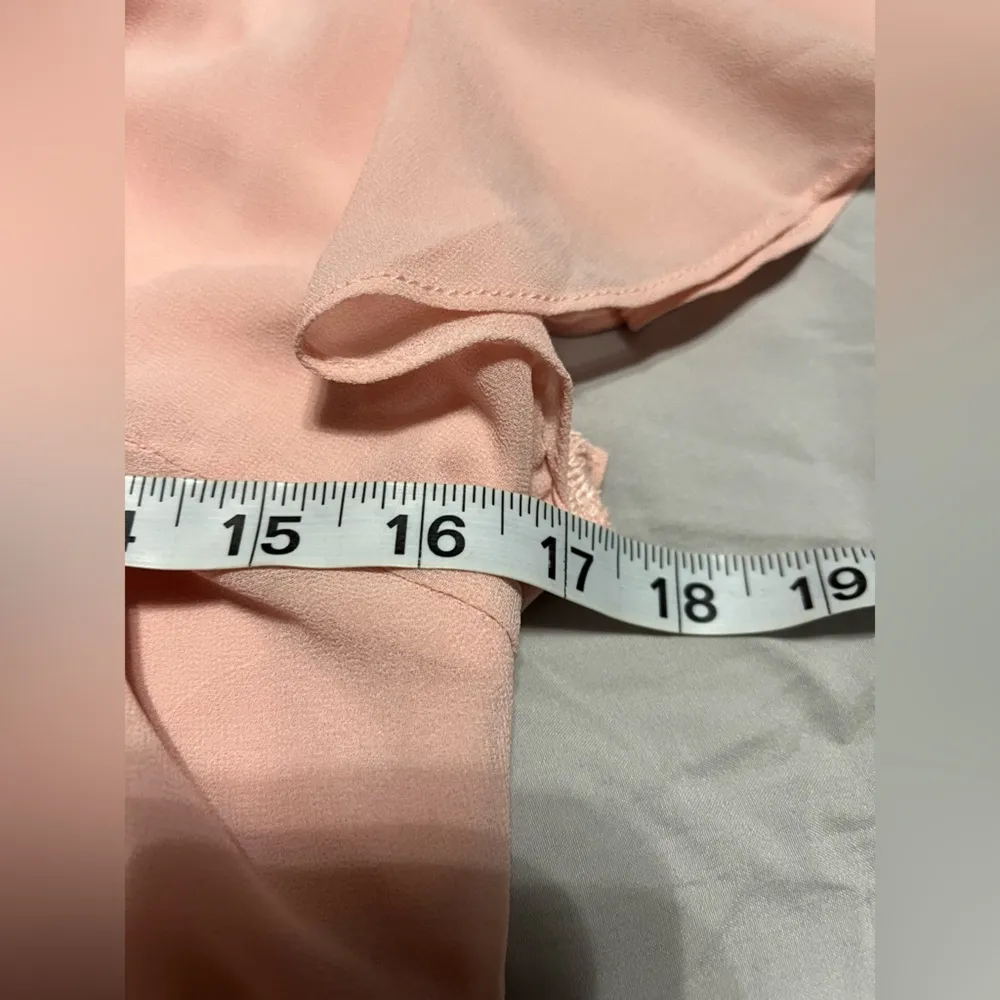 NWT Lulus Sweet Like You Blush Ruffled Mini Dress Size Medium Pink - Image 6