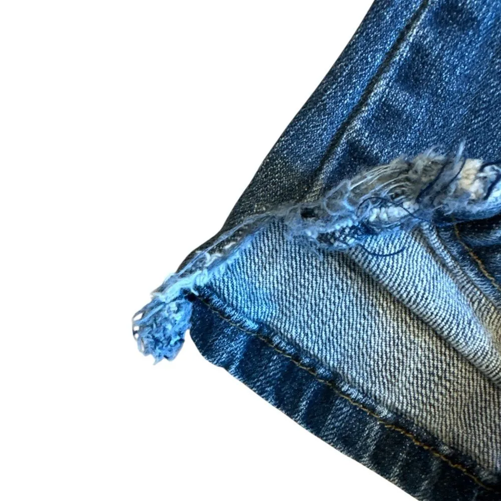 Revolt Jeans Co. Women’s Flare Leg Jeans Back Flap Pockets Size 9 Blue - Image 9