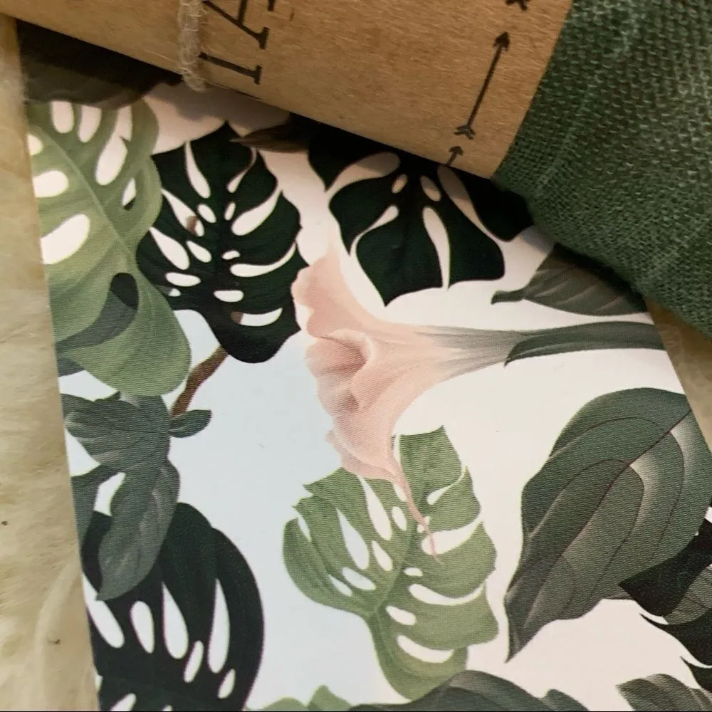 Virginia Wolf multi wrap in palm print NWOT Green - Image 6