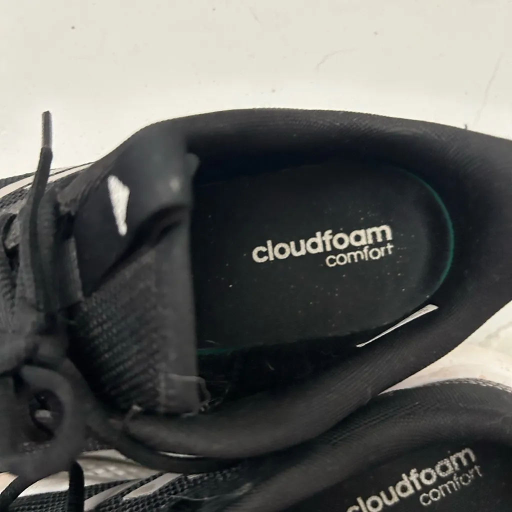 adidas Black and White Athletic Shoes - Image 2