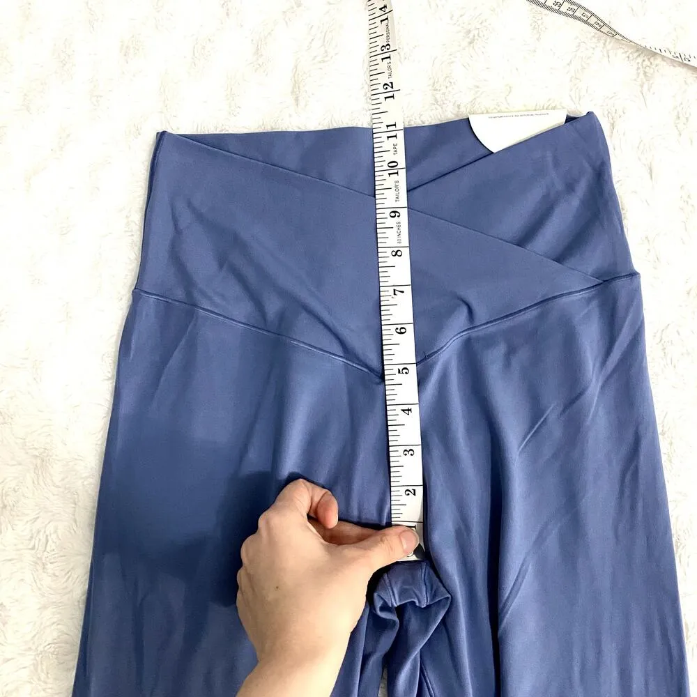 Aerie Offline Blue Crossover Real Me High Rise Athletic 7/8 Leggings L - Image 7