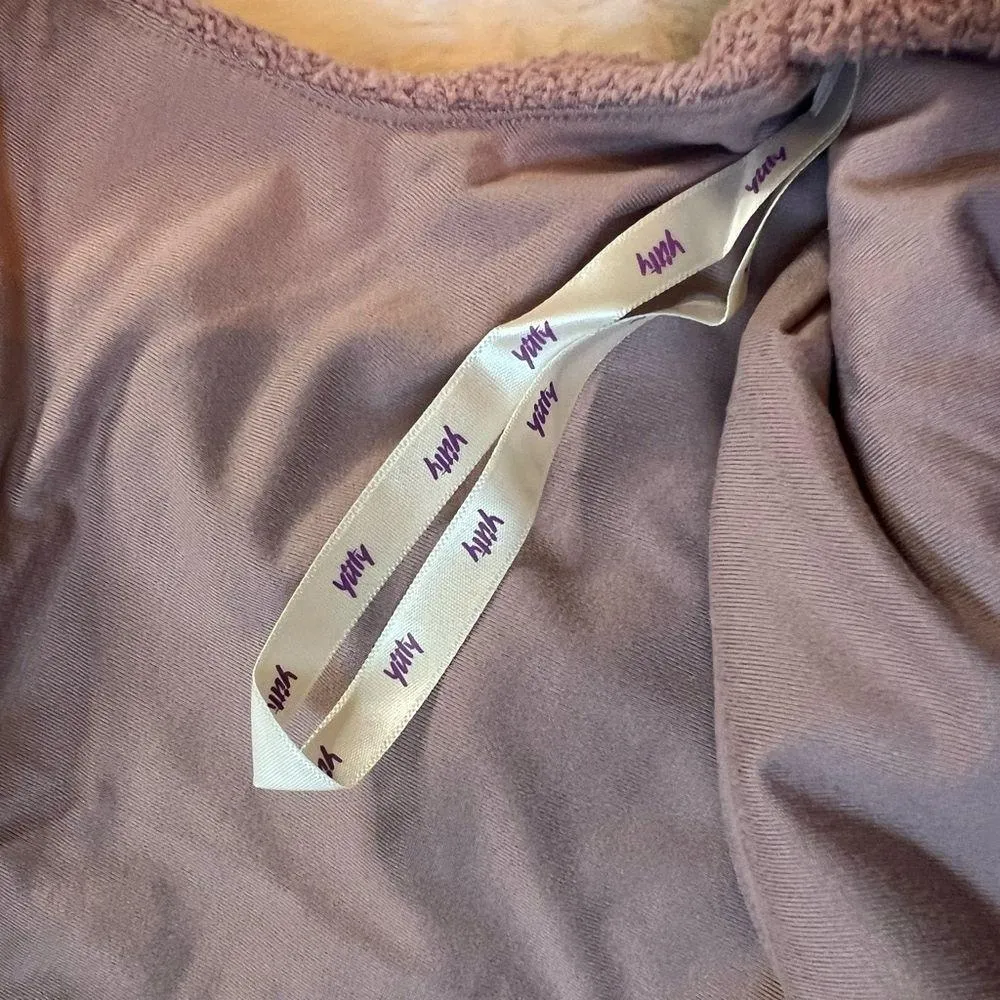 YITTY Women's Plush Brown Lounge Sports Bra Sz XXL/1X - Image 5