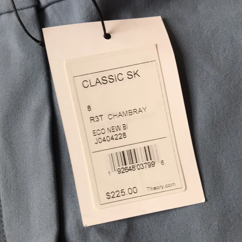 Theory  Classic Skinny Pant Blue New With Tags workwear interview professional - Image 3