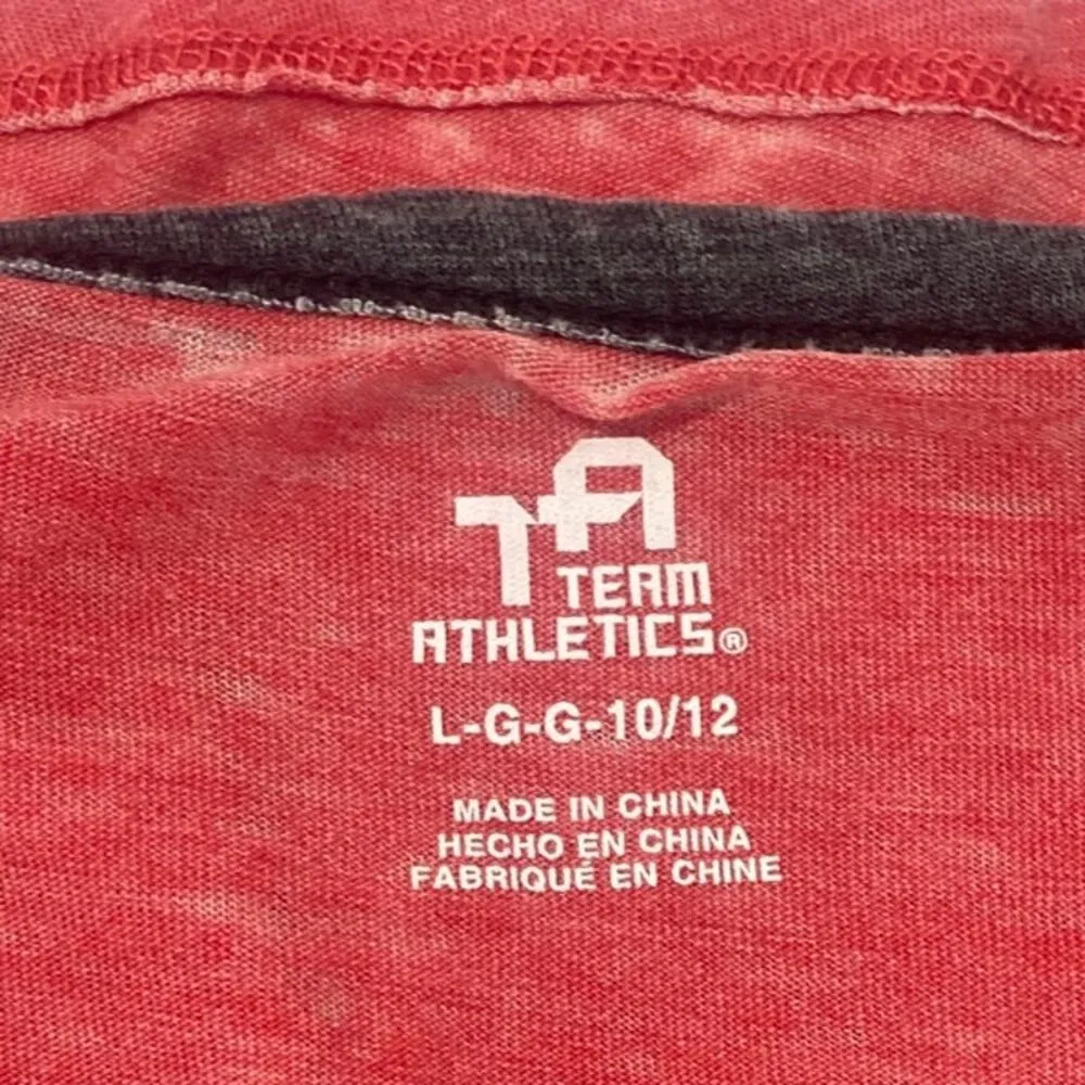 Team Athletics Ohio State Buckeyes Long Sleeve Graphic Sparkle Tee women sz L - Image 5