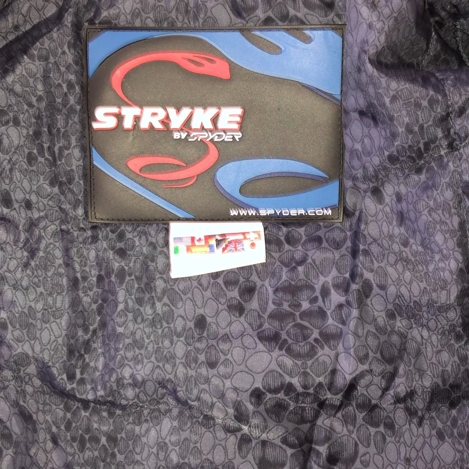 Stryke by Spyder Women's Hooded Jacket Coat Blue & black size 6 - Image 11