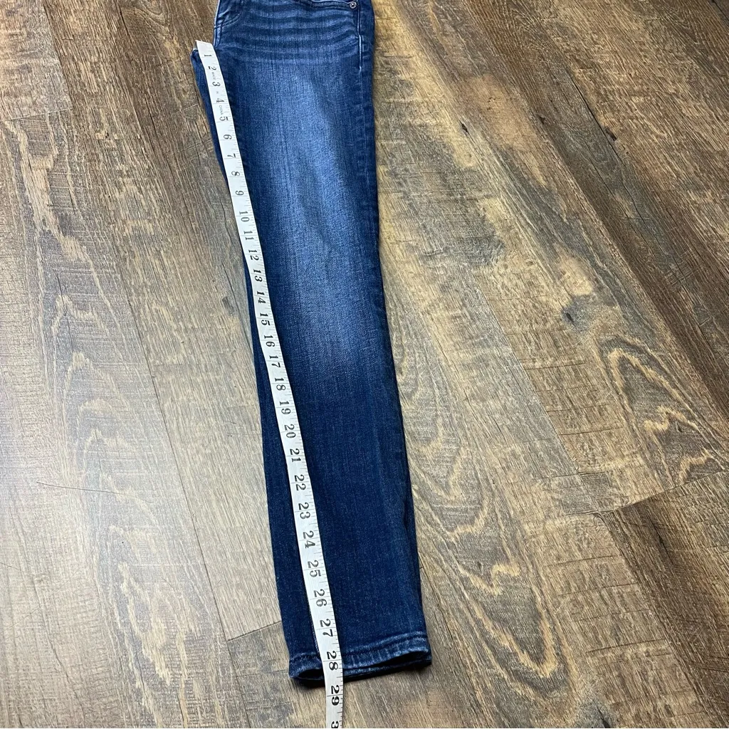 Buckle Black Skinny Fit No. 13 Low Rise Stretchy Jean Womens 24 Blue Denim - Image 7