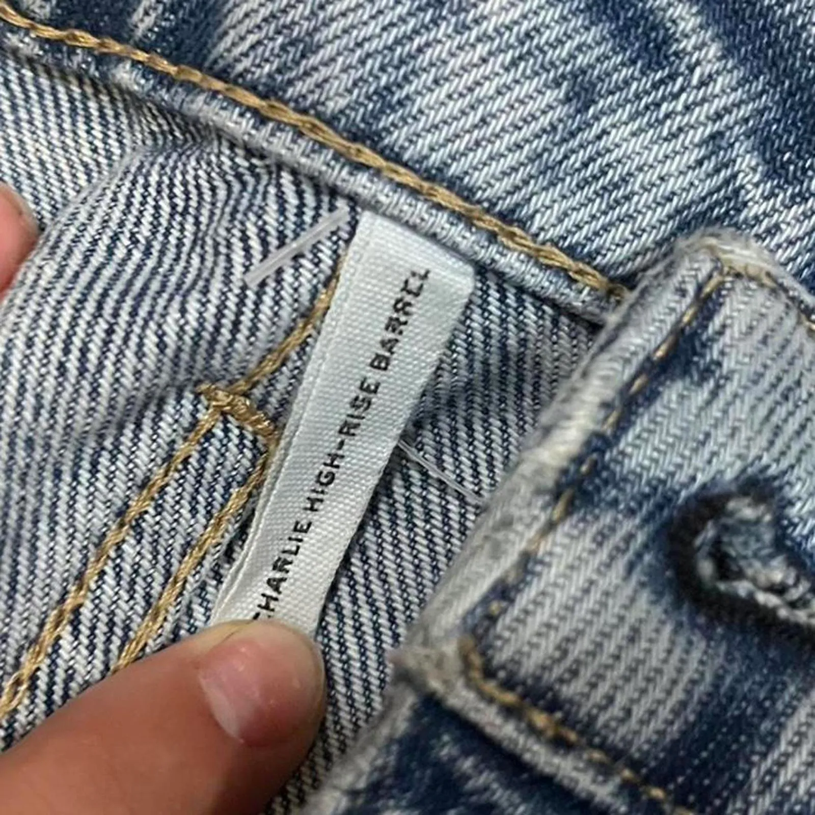 Rag & Bone High Rise Barrel Jeans in Harmony - Image 7