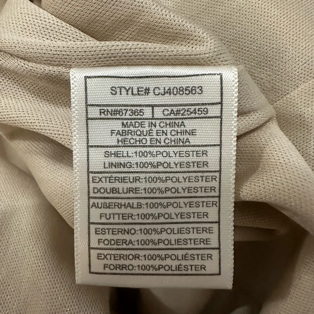 Cupcakes and Cashmere Sequin Slip Dress | Size M | Metallic Snake Print Glam Silver Size M - Image 4