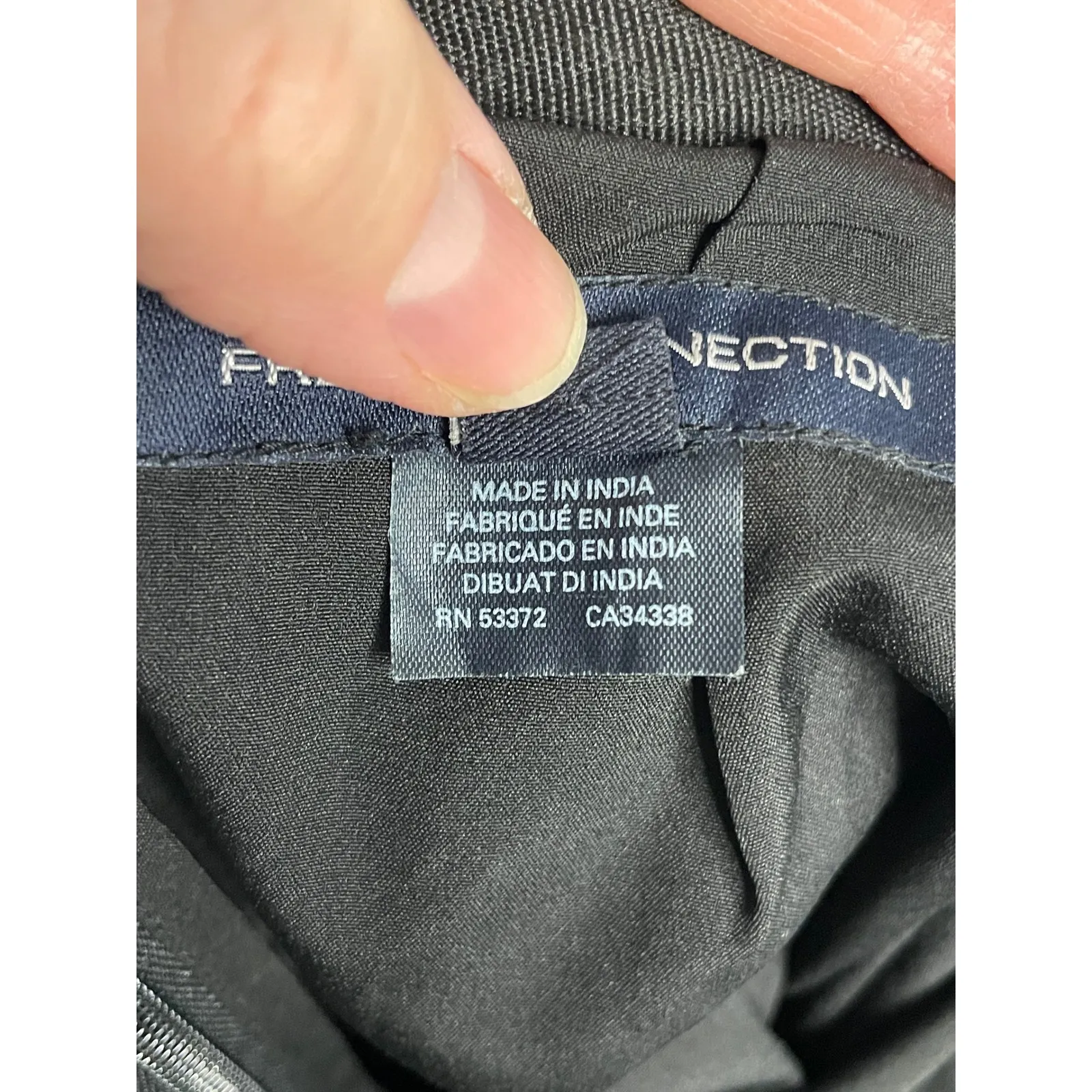 Black Tulle Embroidered Floral Midi Skirt Women's Size 0 - Image 9