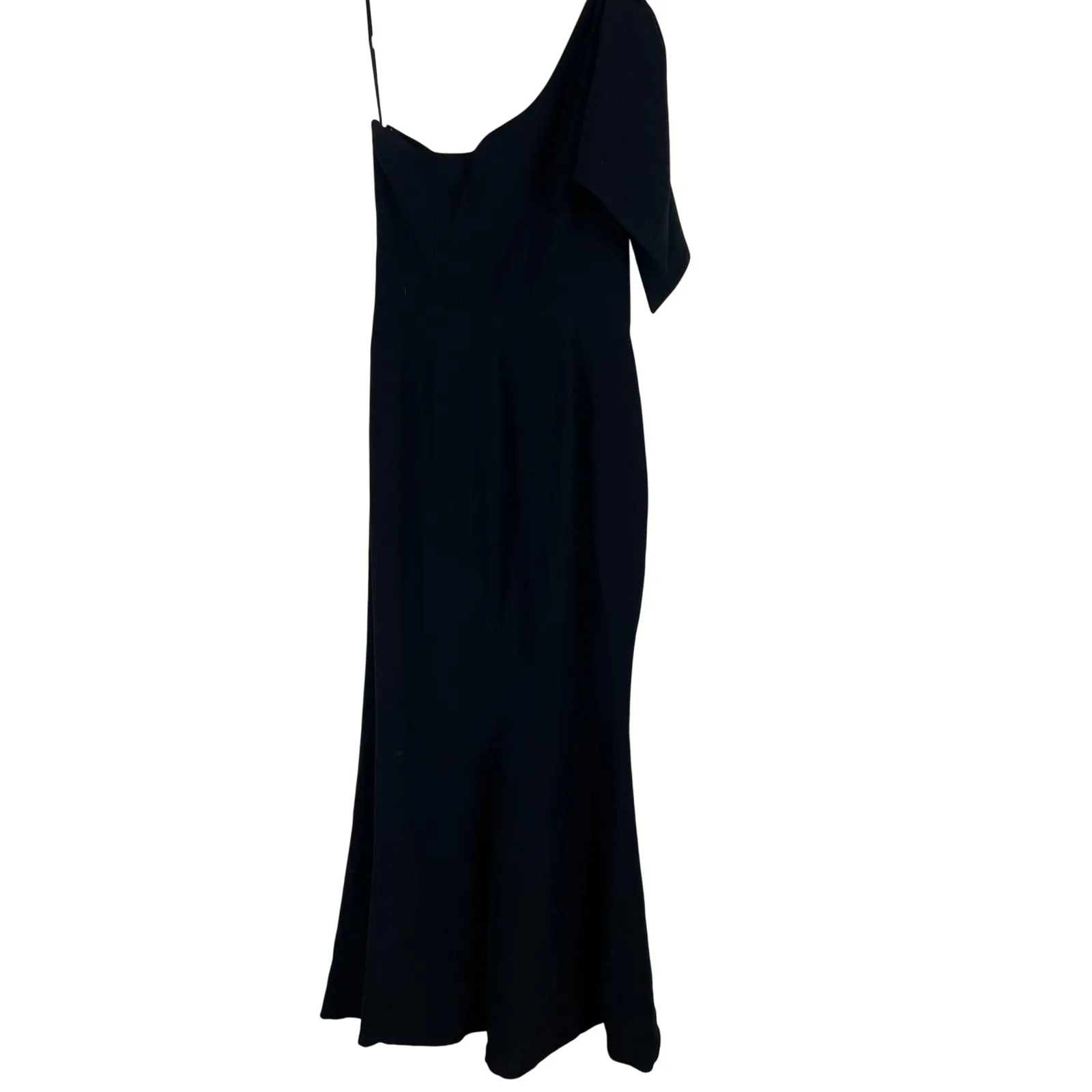 Dress the Population Georgina Black One Shoulder Maxi Gown Size L Wedding Guest - Image 9