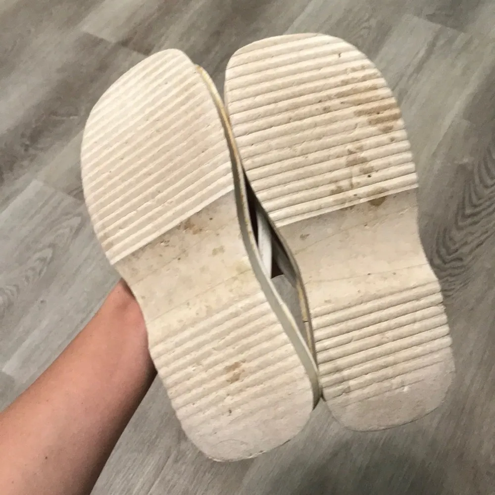 Grandco Straw Platform Flip Flops Sandals Size 6 - Image 7