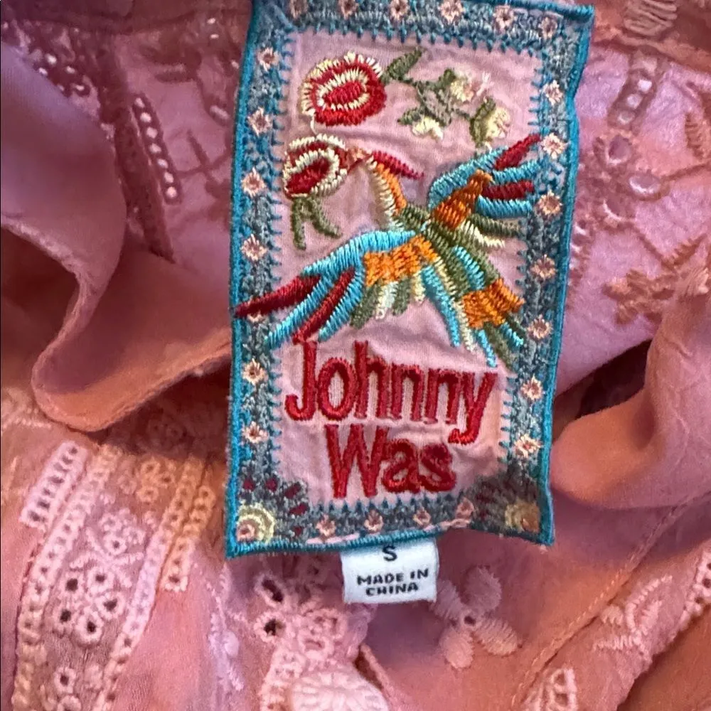 Johnny Was Blossom Rosie Button Down Blouse in Spring Rose S - Image 7