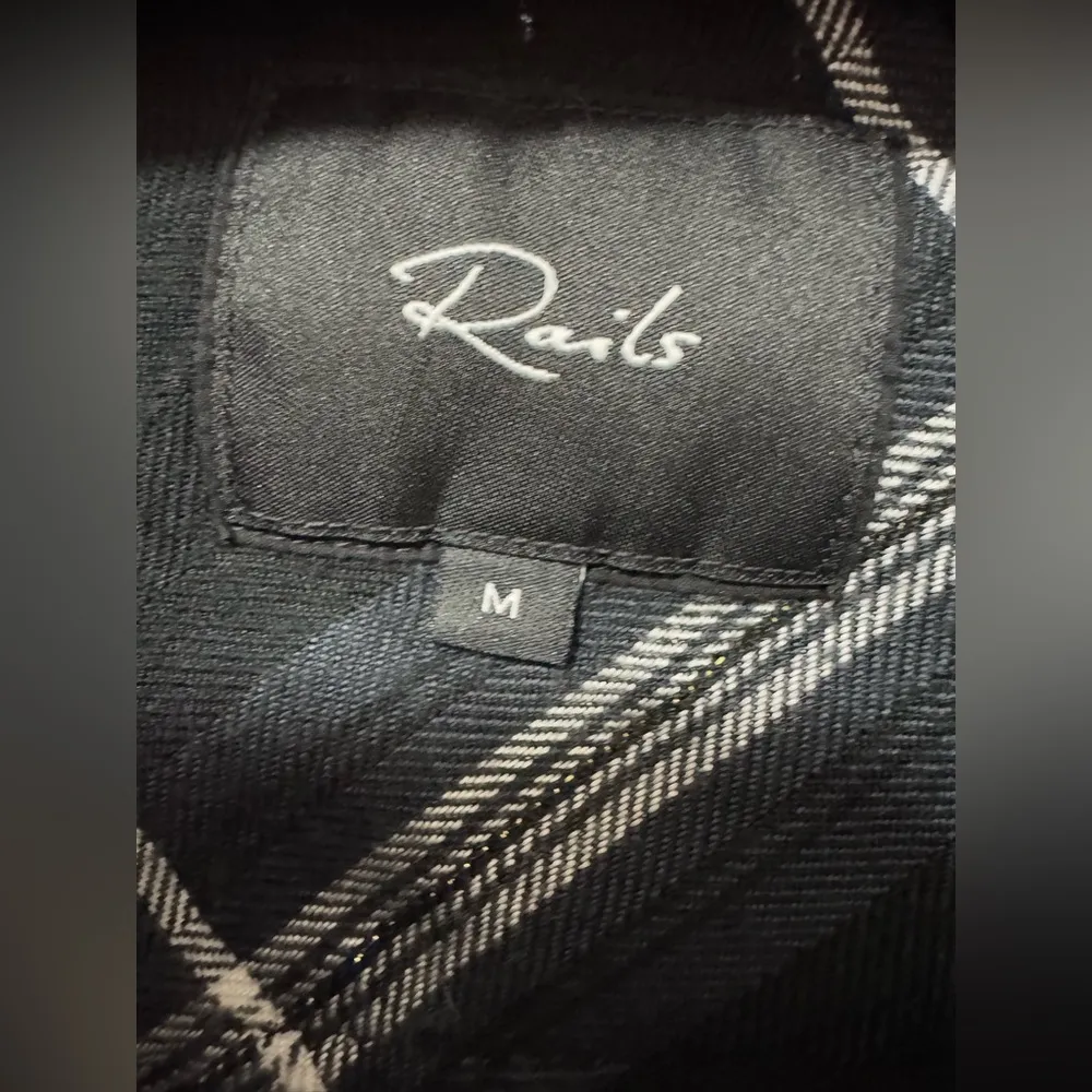 RAILS Hunter Plaid Shirt Medium Metallic Threading - Image 7