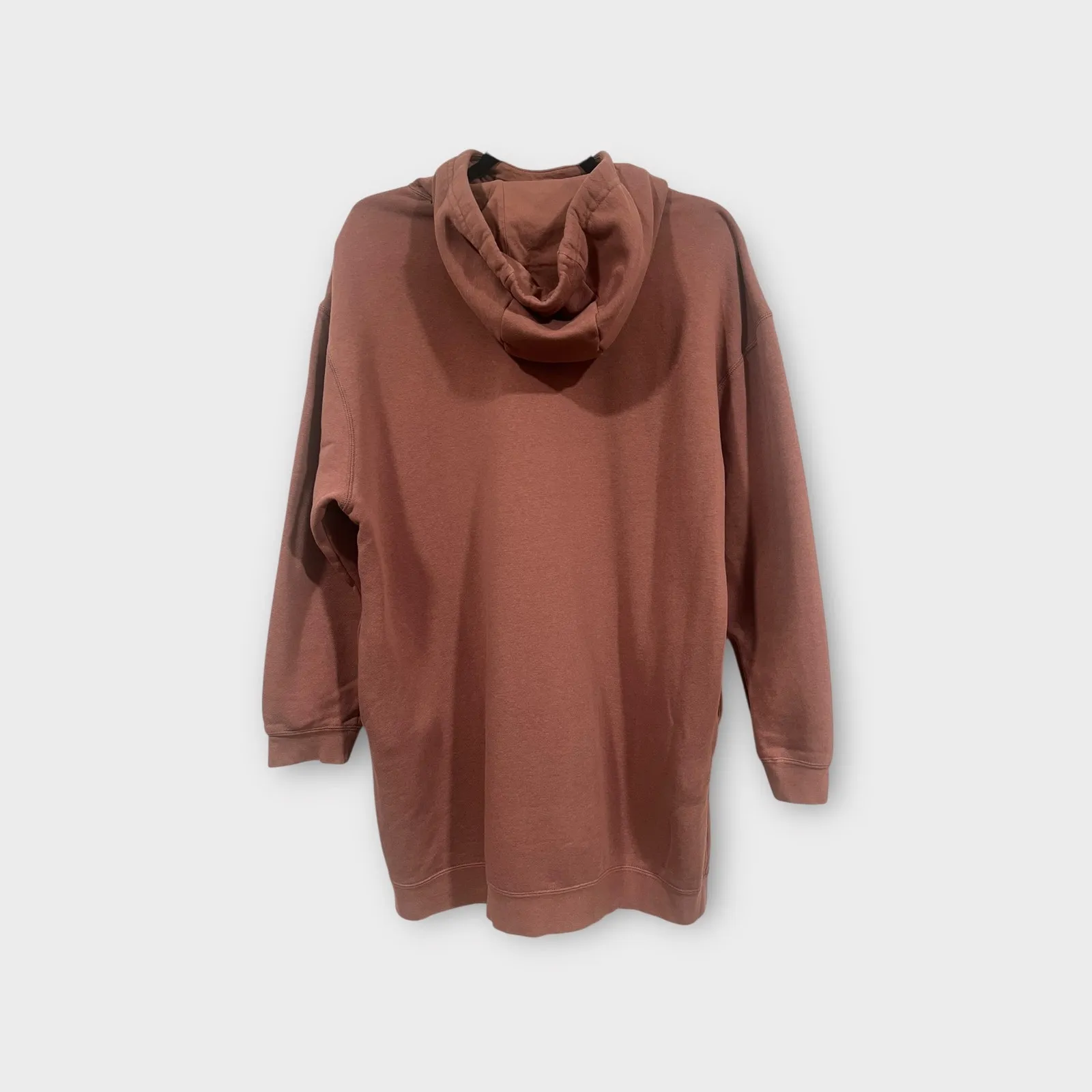 Women’s Nike Air Hoodie Sweater Dress mauve Rose Gold S - Image 5