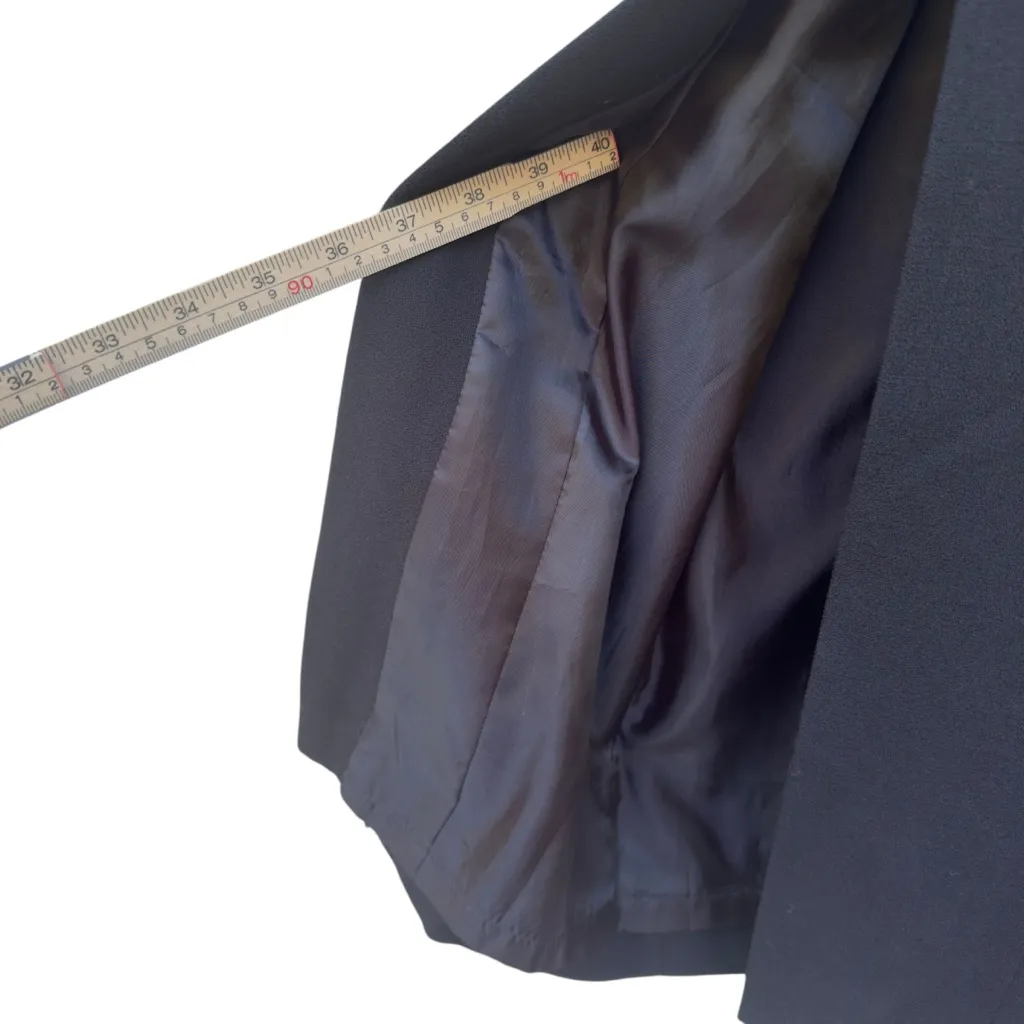 Lauren Ralph Lauren Black Wool Maxi Dress Sleeveless Formal Elegant 2P EUC - Image 9