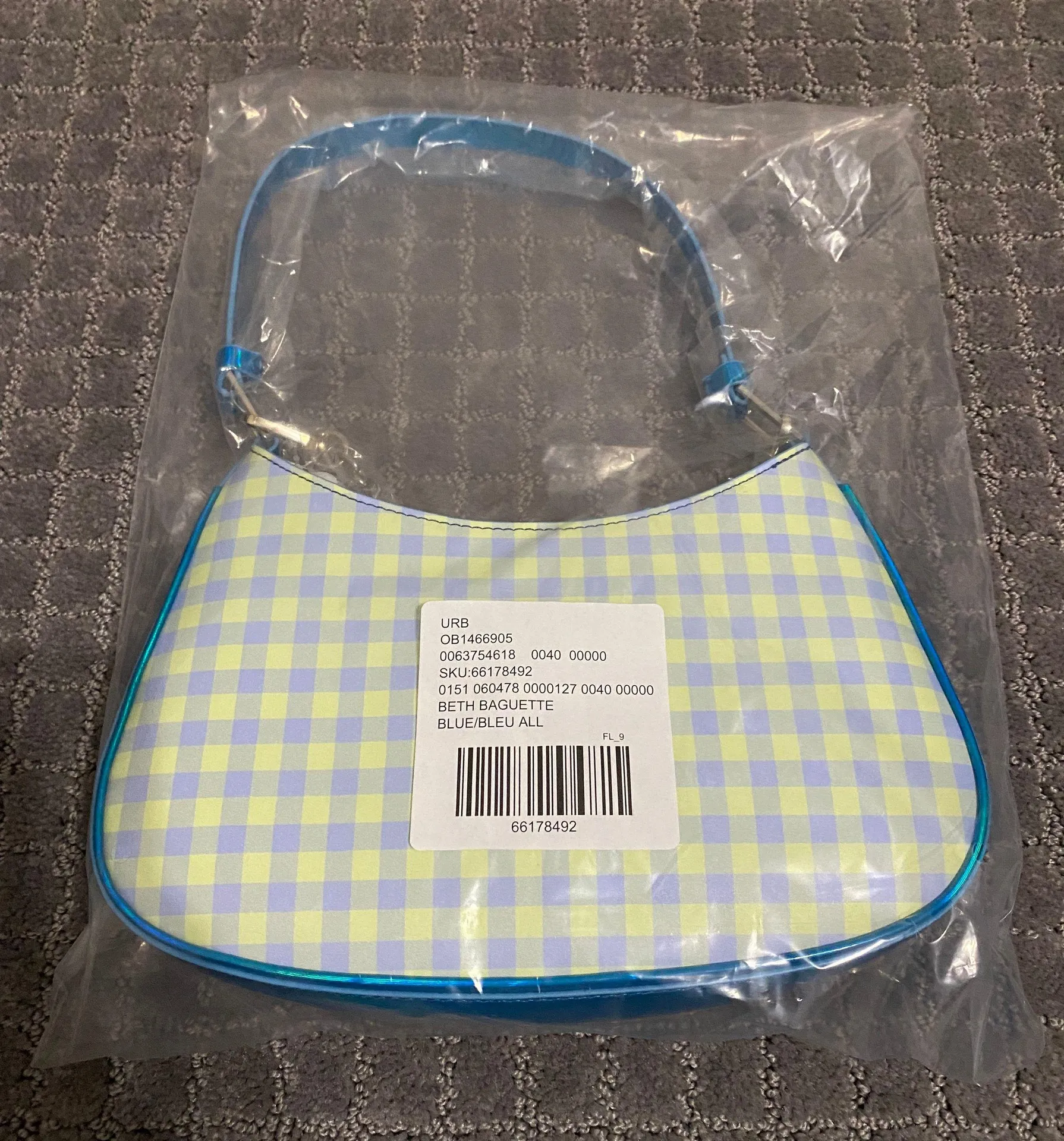 Beth Baguette Bag NWT - Blue - Image 5