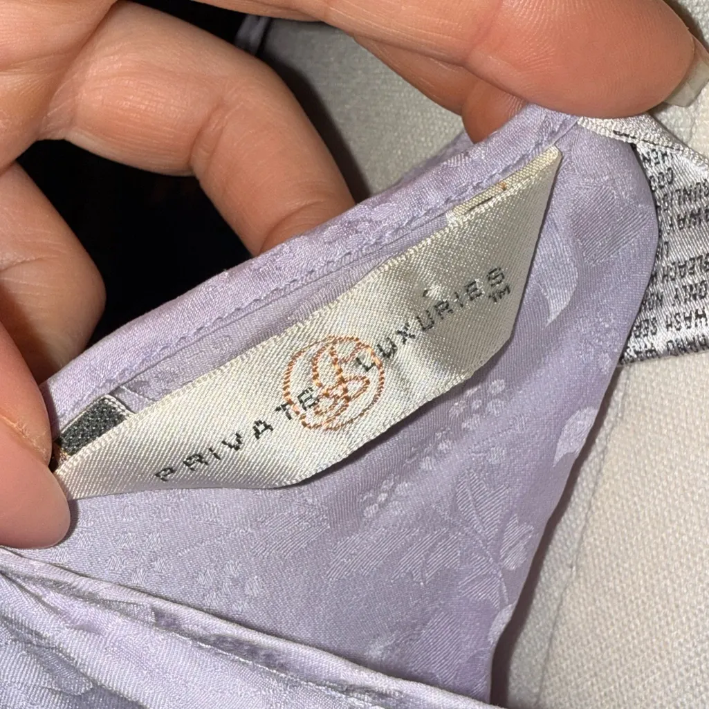 Private Luxuries Sleep Slip Purple Size L - Image 6