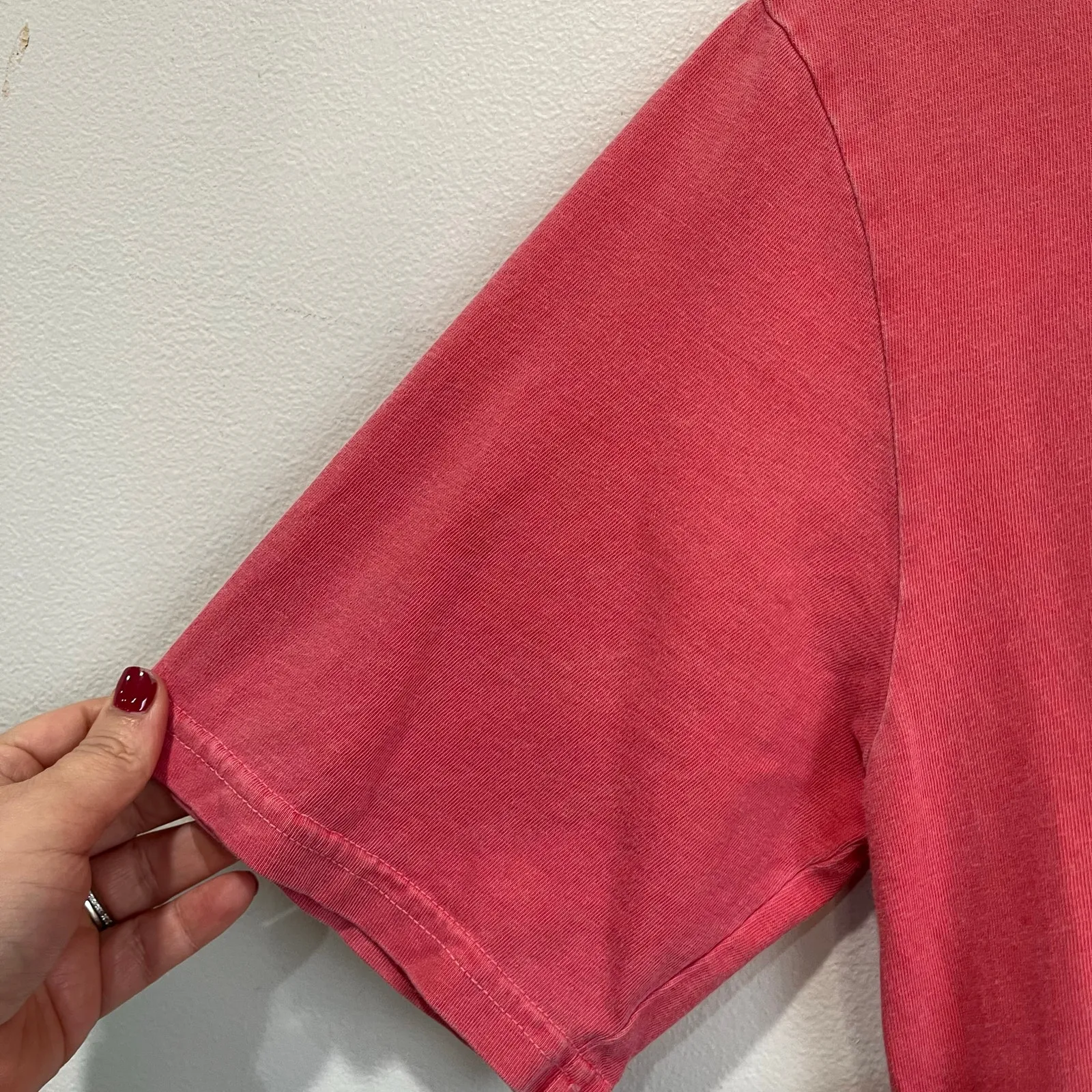 Xirena Lexa Coral Pink Ruched Waist Cotton Mini Dress Boho Chic Sz XS - Image 6