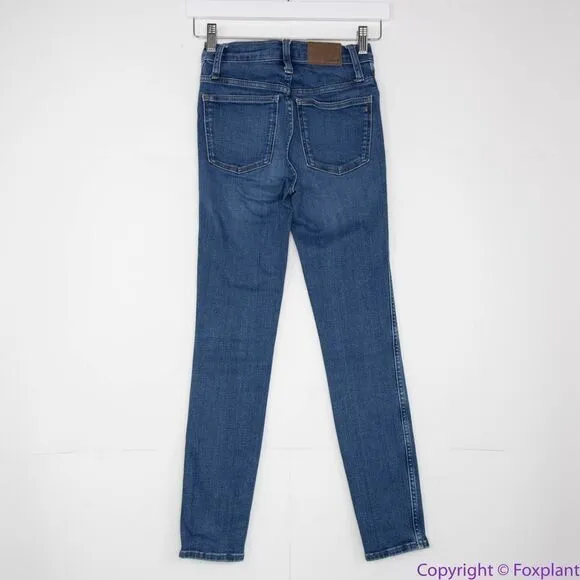 Madewell women's 10" High-Rise Skinny Jeans in Bradshaw Wash, size 23‎ - Image 6