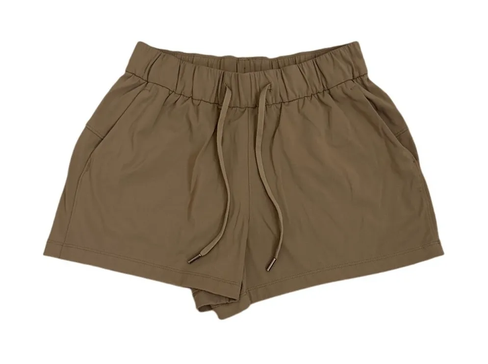 CRZ Yoga Tan Athletic Stretch Drawstring Shorts Size Women's XS - Image 1