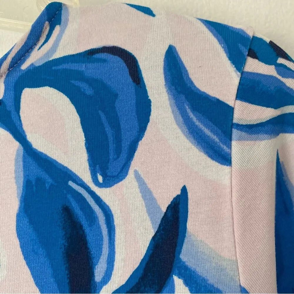 Lilly Pulitzer Ophelia Shift Dress Pink Tropics Tint Heat Wave size small Blue - Image 9