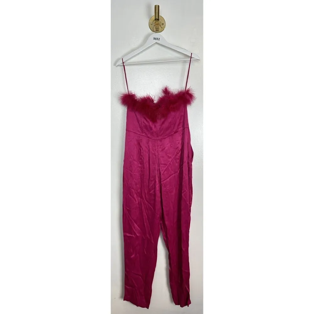 SAYLOR Raya Jumpsuit in Fuchsia Size Large - Image 9