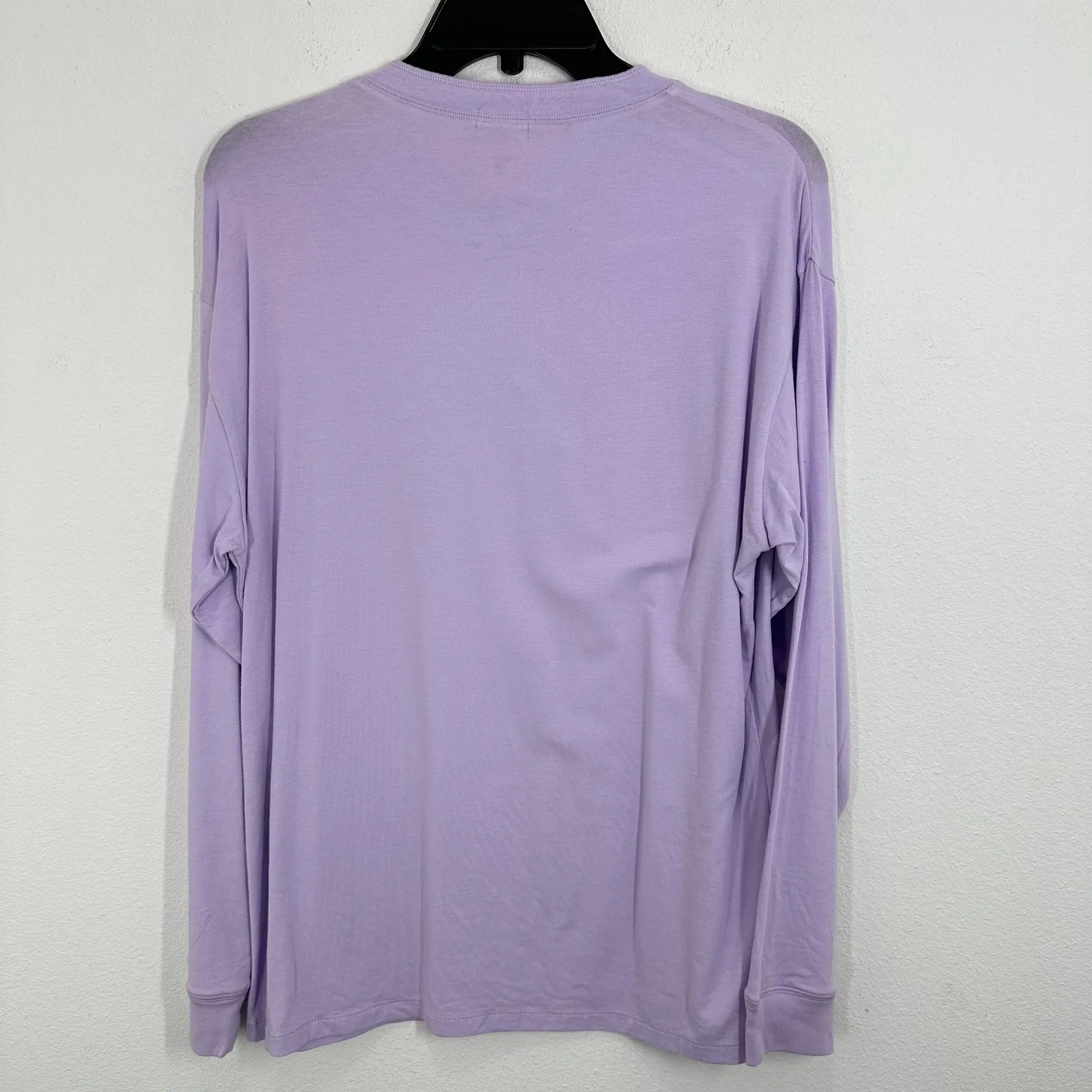 SKIMS Soft Lounge Long Sleeve Henley Top Lavender Purple XXS NWOT - Image 2