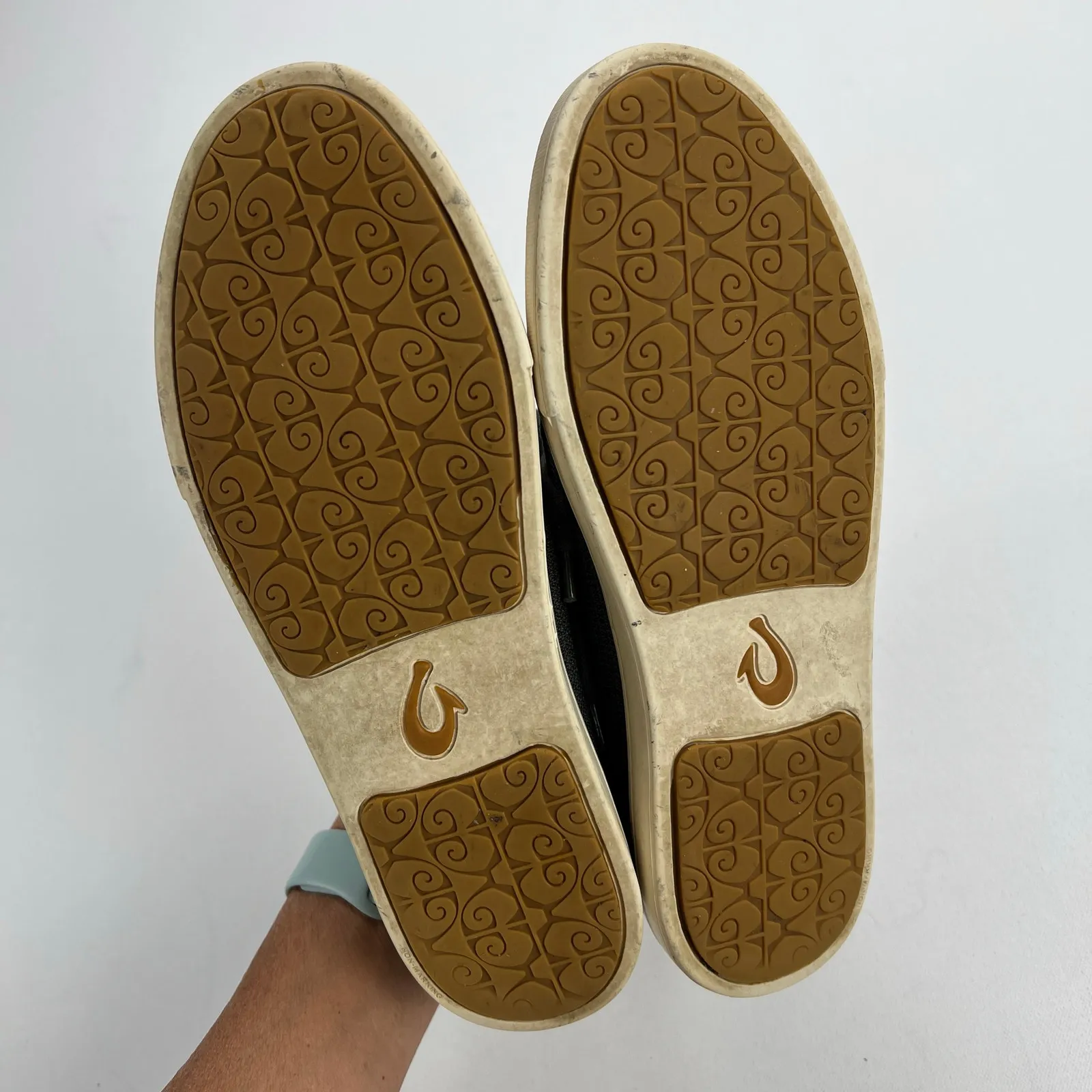 OluKai Pehua Li Lightweight Breathable Convertible Sneaker Olive Green Size 9 - Image 4