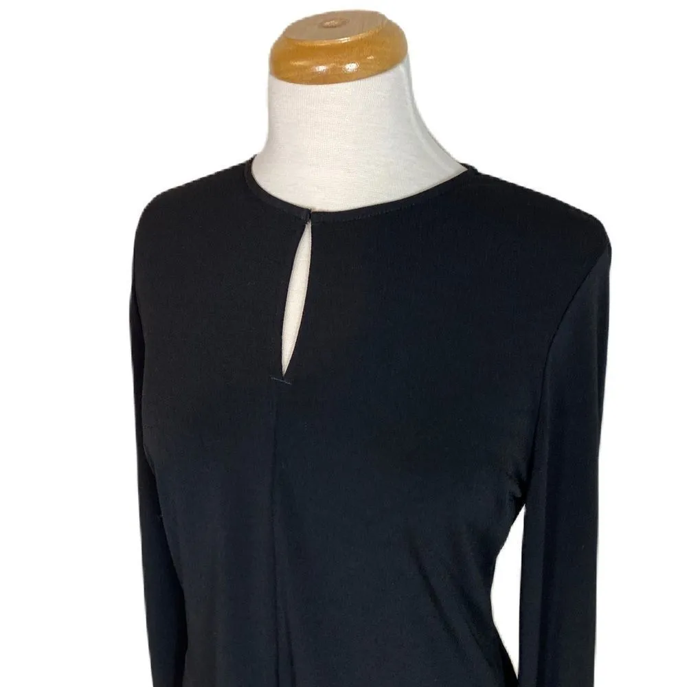 #316  RALPH LAUREN Black Pullover Blouse - Image 3