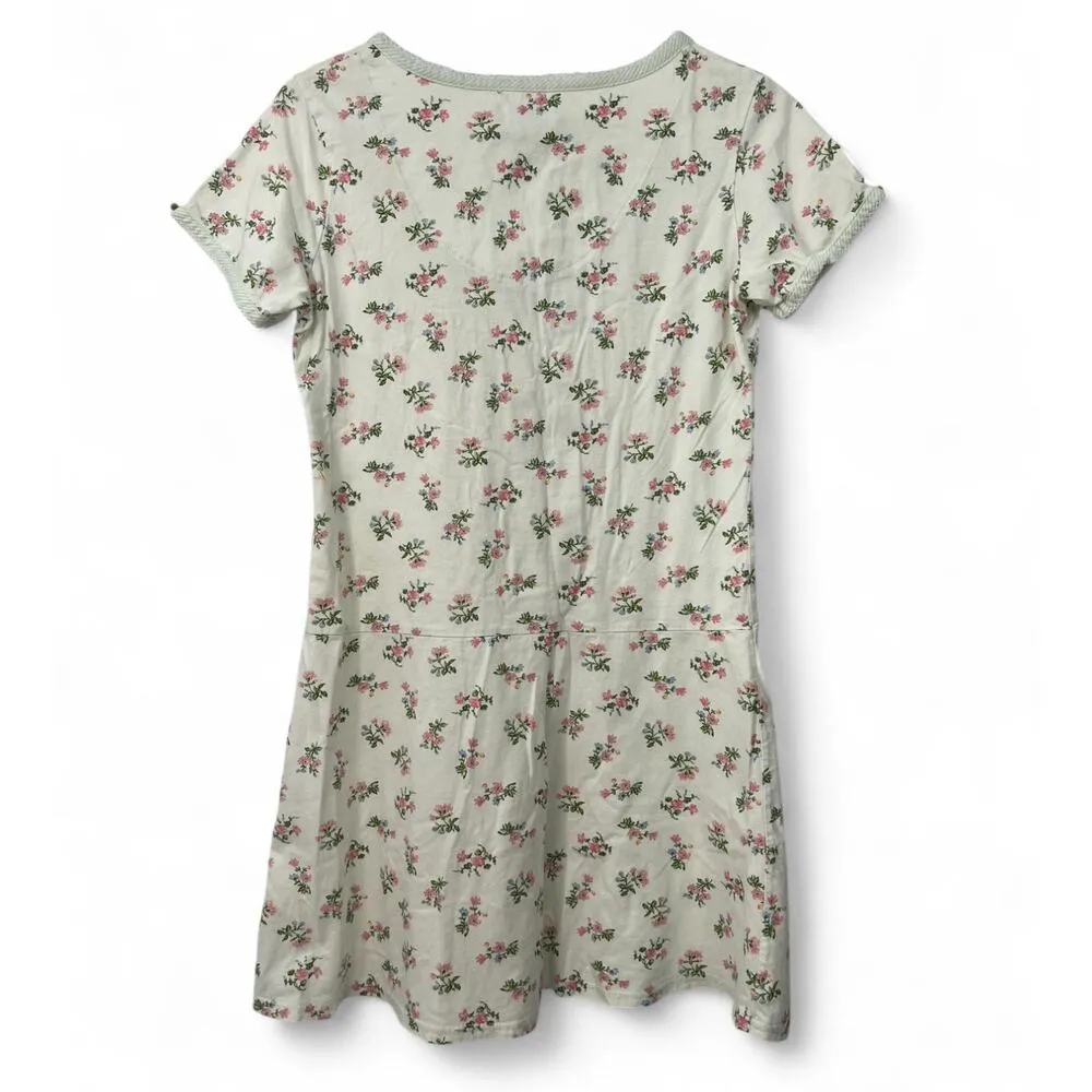 Vintage 90's Laura Ashley S Short Sleeve Nightgown Pajama Dress Floral Pj's - Image 2