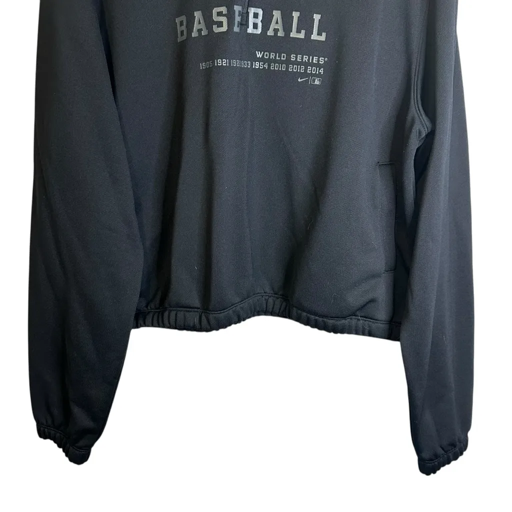 Nike Women's Black San Francisco Sweatshirt‎ XL Baseball Sporty World Series - Image 4