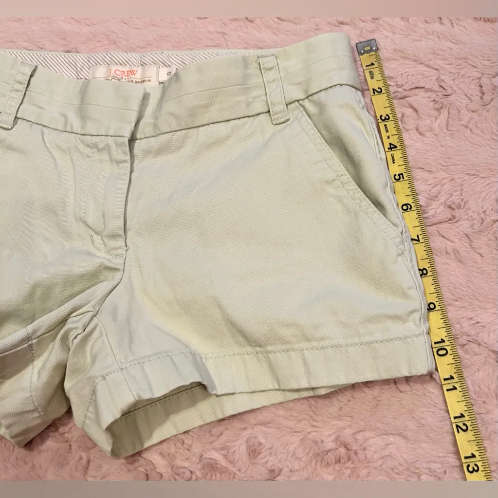 J.CREW chino broken-in size 0 shorts - Image 9