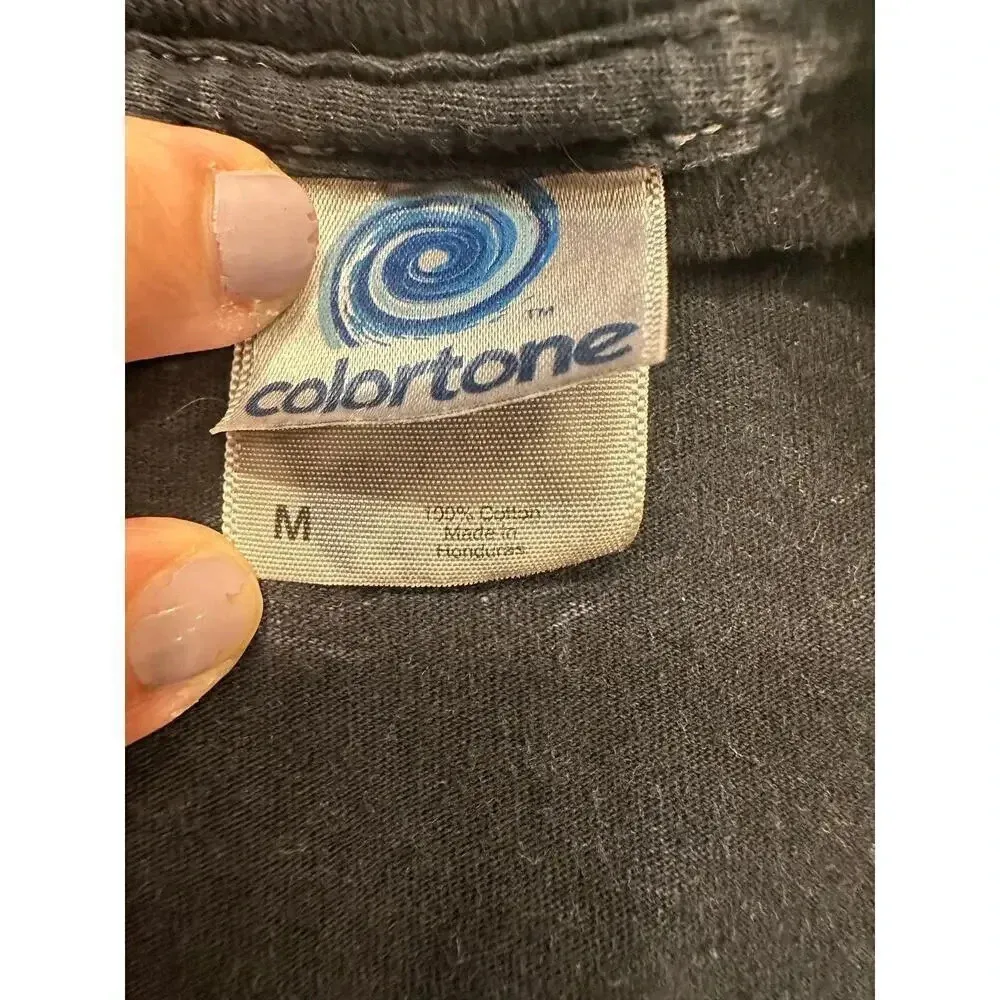 Acid Wash Red White Blue Graphic tee Medium - Image 3