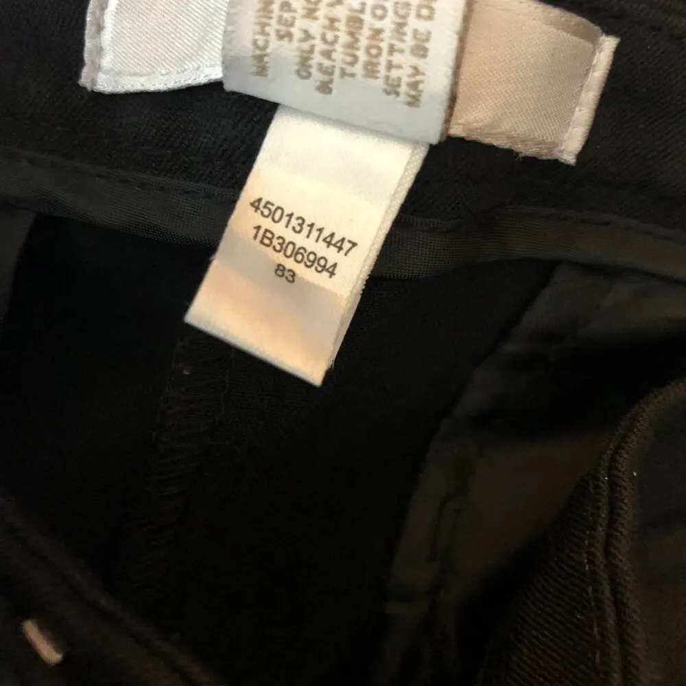 Chicos Womens Regular Black Boot Cut Dress Pants Size 0 (US Size S/4) - Image 4