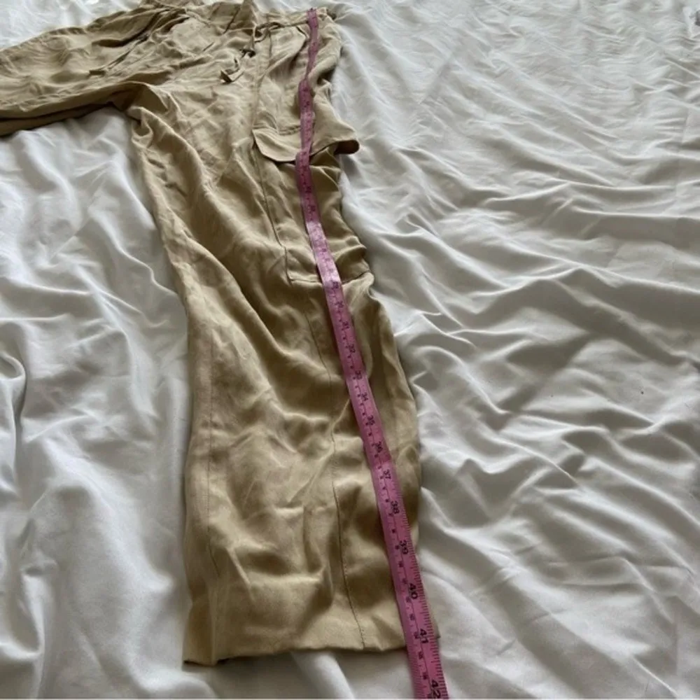 Revolve BCBG Maxazria Paper Bag Pant Pale Khaki Sz XS NWT - Image 13