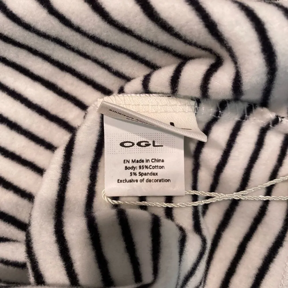 #320 OGL Off Shoulder Long Sleeve Tee Black Size 2X - Image 6