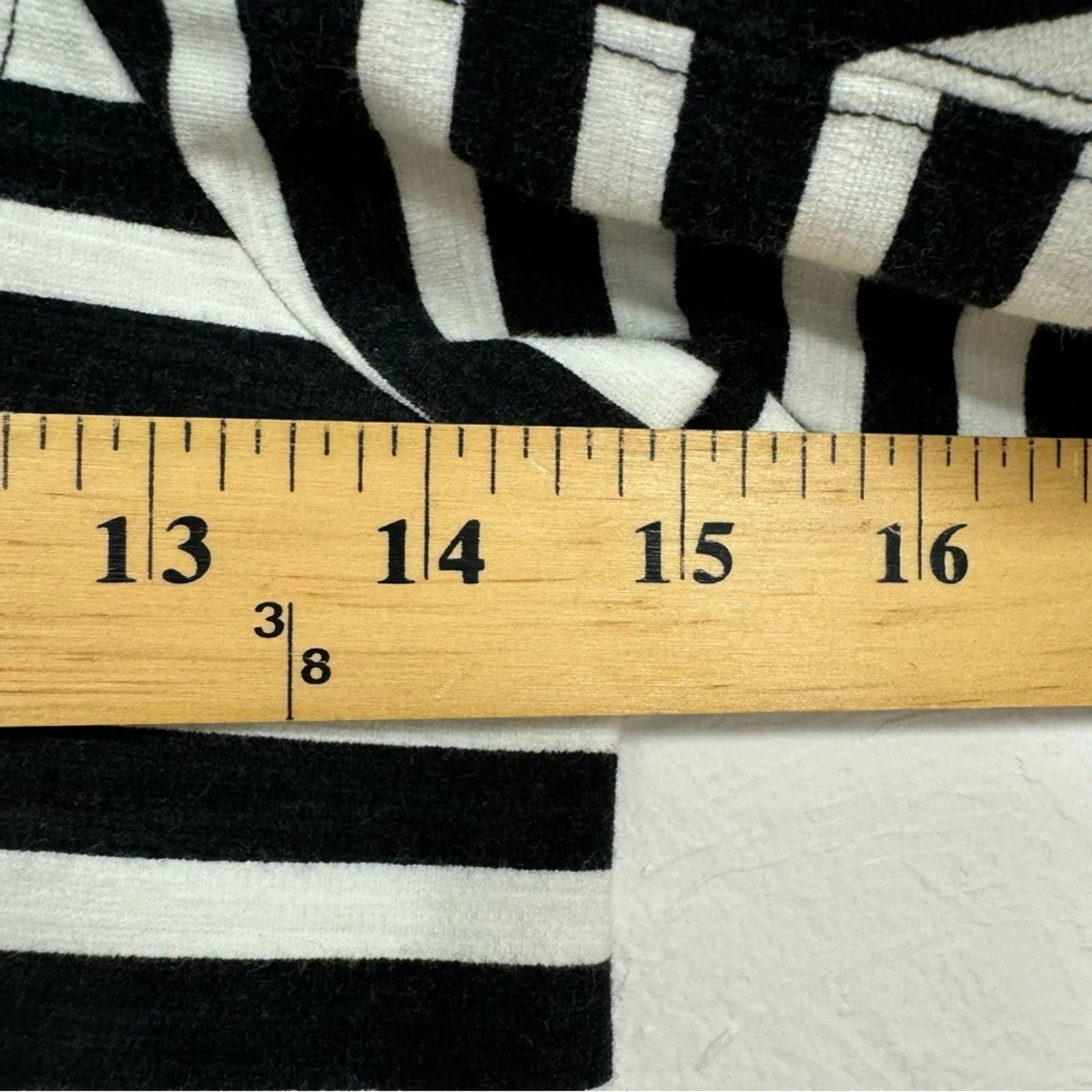 J Crew Black White Striped Short Sleeve Shift Dress Womens XS Preppy Academia - Image 10