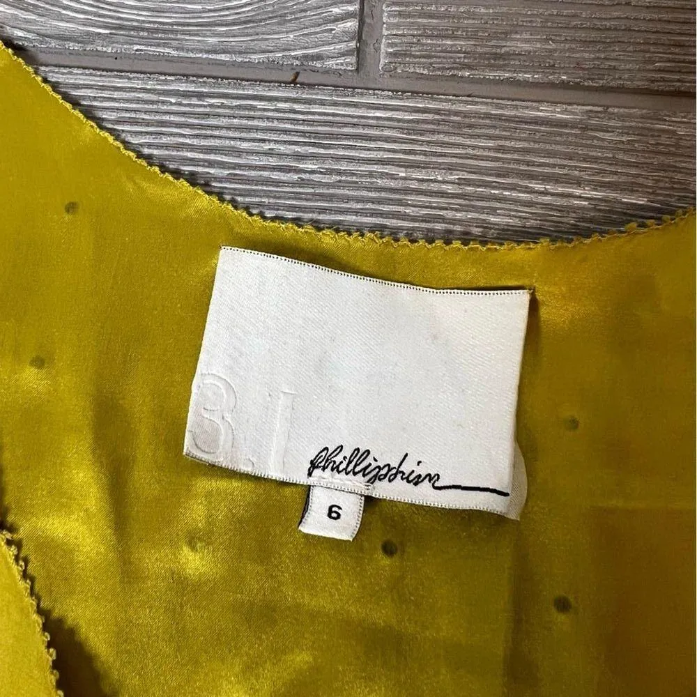 3.1 Phillip lim rhinestone crystal silk dress sz 6 - Image 5